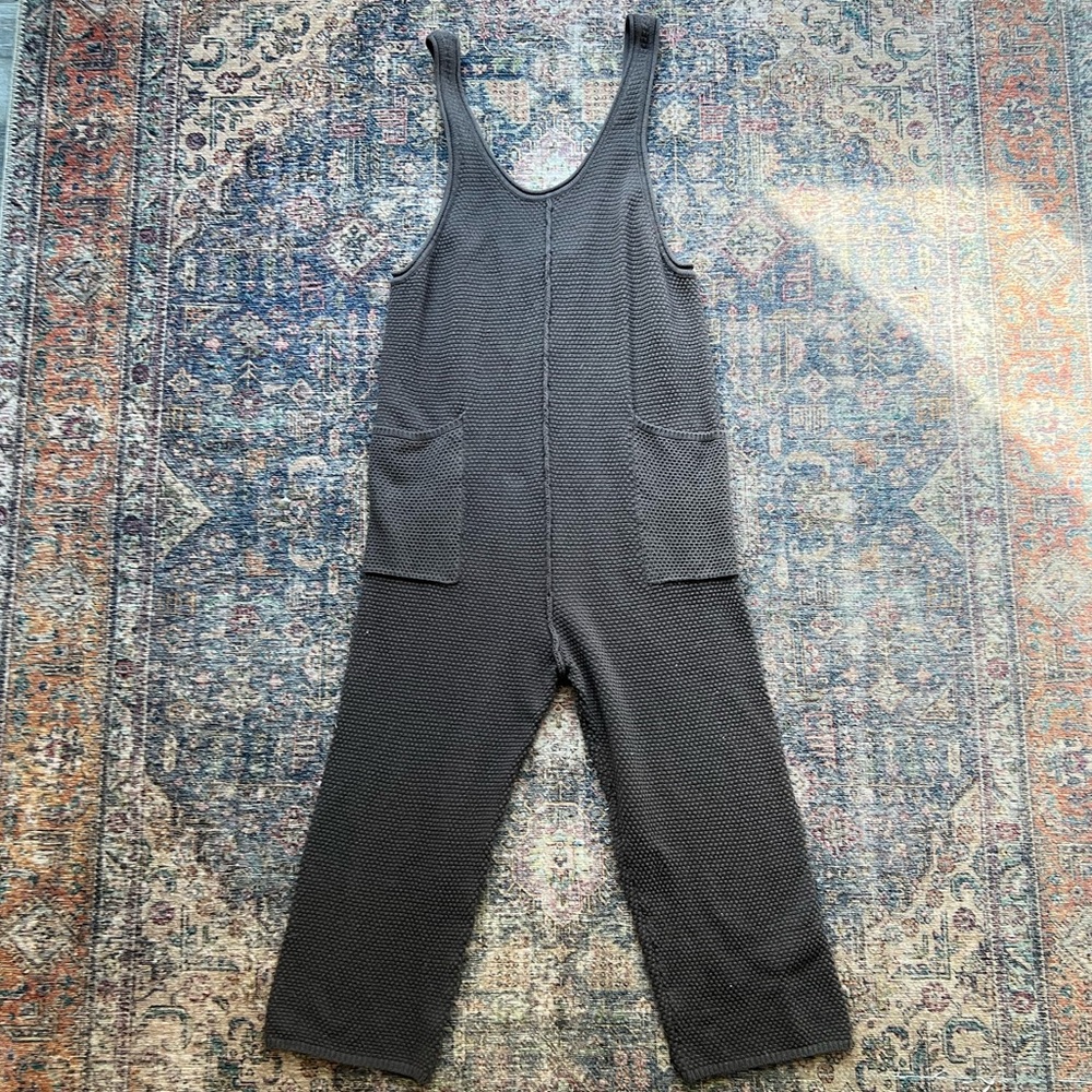 Free People Hailee Sweater Jumpsuit / Overalls: Brown - Picture 4 of 4